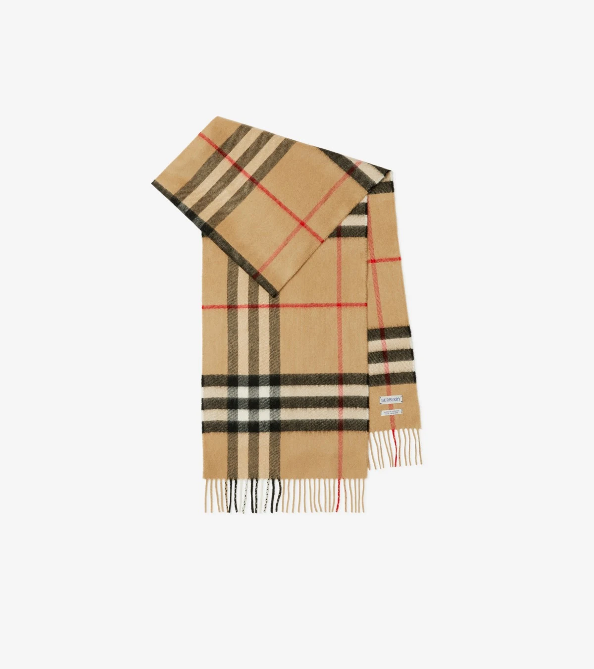 Check Cashmere Scarf